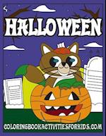 Coloring Book Activities For Kids: Halloween 