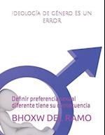 Ideología de género es un error