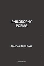 Philosophy Poems: collection one 