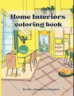Home Interior coloring book