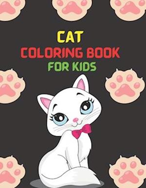 Cat Coloring Book For Kids : Adorable, cute and funny cats and kittens to color | Ages 3 - 8