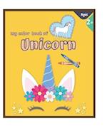 My color book of unicorn 