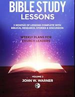 Prepared Bible Study Lessons: Weekly Plans for Church Leaders - Volume 2 