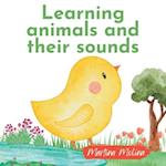 Learning animals and their sounds: Book for babies from 0 months to 3 years old toddlers 