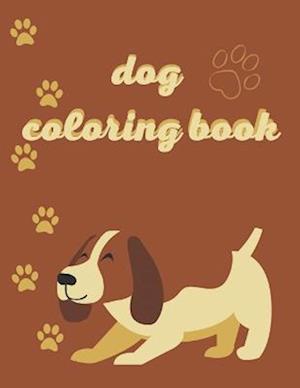 dog coloring book : cute coloring book for kids