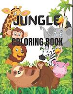 JUNGLE COLOUR BOOK: Children color book for ages 3-12 