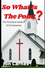 So What is the Point: The Practical Wisdom of Ecclesiastes 