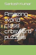 Amazing world class crosword puzzles 