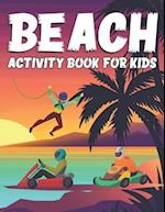 Beach Activity Book For Kids: Beach Busy book toddler printable Learning book toddlers 