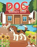 Dog Coloring Book: Easy Coloring Pages in Cute Style With Dog 