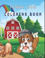 funny dog coloring book: Puppy Coloring Book for Children Who Love Dogs 