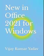 New in Office 2021 for Windows 