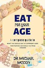 EAT FOR YOUR AGE : WHAT YOU SHOULD EAT AT DIFFERENT AGES AS YOU GROW 
