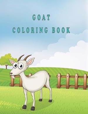 goat coloring book: goat coloring book for kids