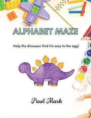 Alphabet Maze: Help the dinosaur find it's way to the egg! for kids Ages 2 -8