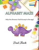 Alphabet Maze: Help the dinosaur find it's way to the egg! for kids Ages 2 -8 