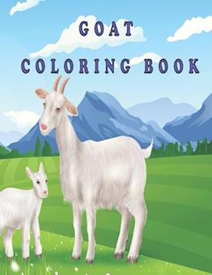 goat coloring book : Cute Colouring Pages Filled with Wild and Domestic Goat Designs for Boys