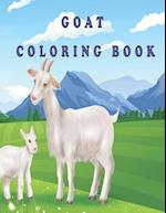 goat coloring book : Cute Colouring Pages Filled with Wild and Domestic Goat Designs for Boys 