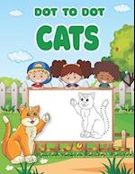 Dot To Dot Cats: Cute Cat Dot To Dot Book For Kids | Simple And Wonderful Design | 120 Pages 
