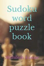 Sudoku word puzzle book 