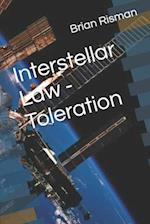 Interstellar Law - Toleration 