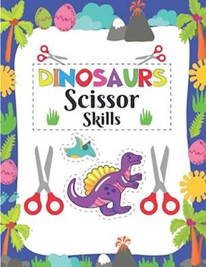 dinosaur scissor skill: dinosaur scissor skill coloring book