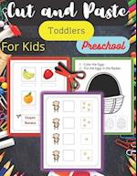 Cut and Paste Activity Book for Toddlers: scissors skills activity book for kids 