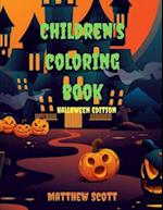 Coloring book : Halloween edition 