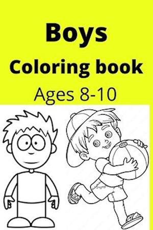 Boys Coloring book Ages 8-10