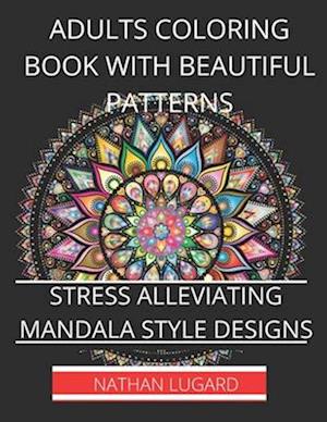 Adults coloring book with beautiful patterns