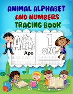 ANIMAL ALPHABET AND NUMBERS COLORING BOOK 