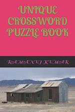 UNIQUE CROSSWORD PUZZLE BOOK 