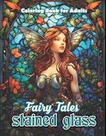 Fairy Tales Stained Glass Coloring Book for Adults