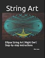 String Art: Ellipse String Art | Night Owl | Step-by-step Instructions 