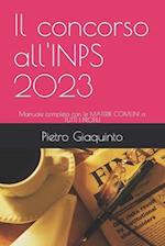 Il concorso all'INPS 2023