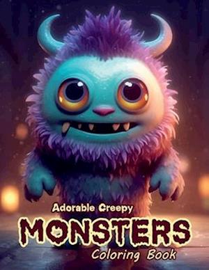 Adorable Creepy Monsters: A Coloring Book For All Ages