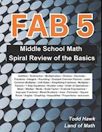 Fab 5: Middle School Math Basic Skill Spiral Review 