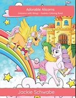 Adorable Alicorns: Unicorns with Wings - Sudoku Coloring Book 