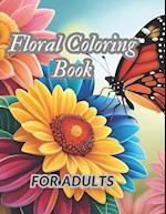 Floral Coloring Book for Adults