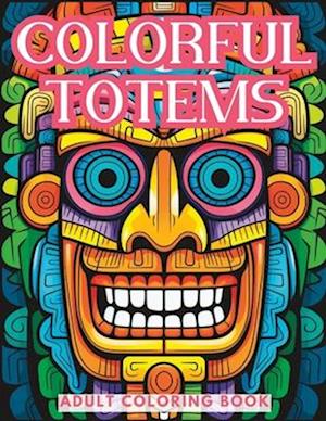 Colorful Totems Coloring Book