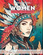 Women Around the World vol. 1 - Coloring book: Celebrating Diversity 