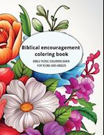 Biblical encouragement coloring book
