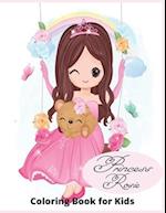 Princess Rosie: "Colorful Adventures with Princess Rosie: A Whimsical Coloring Journey!" 