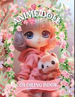 Anime Doll Coloring Book: Japanese Fashion Doll Book 