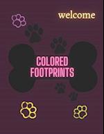 COLORED FOOTPRINTS 