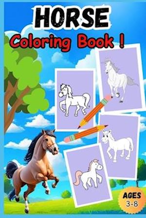 Horse Coloring Book !