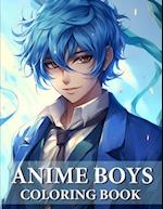 Anime Boys Coloring Book