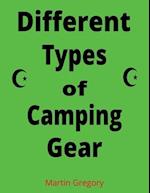 Different Types of Camping Gear 