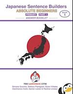 Japanese Sentence Builders - ANSWER BOOKLET - Absolute Beginners - Primary - Part 1 