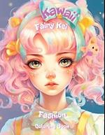 Kawaii Fairy Kei Fashion Coloring Book: Pastel Manga Anime Japanese Style 